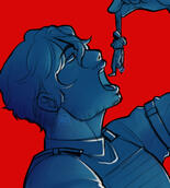 monochromatic headshot